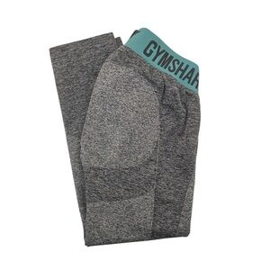 Gymshark gray/blue capris.